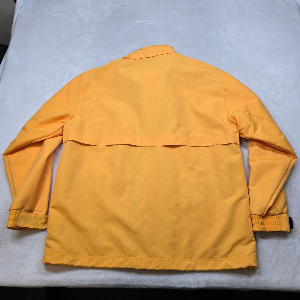 Carhartt Workshield Jacket Mens Medium Yellow Vented J104 Co. Logo Workwear - Picture 3 of 13
